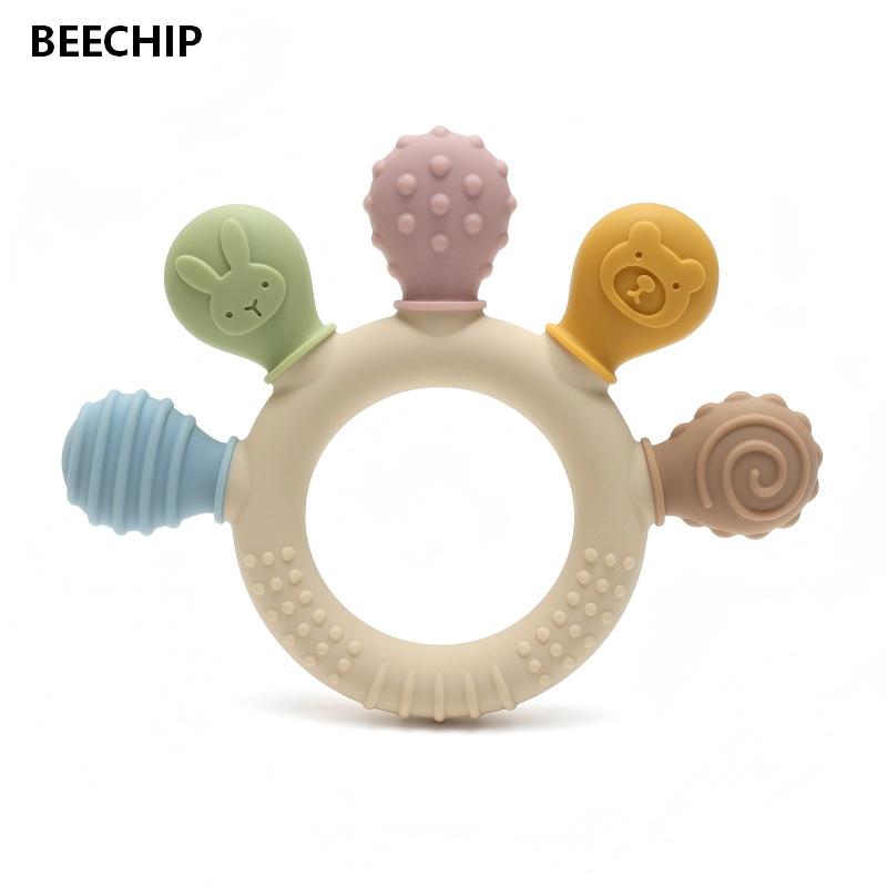 ยางกัดซิลิโคนหลากสีแบบใหม่สำหร - Baby Products Best บทวิจารณ์และราคา