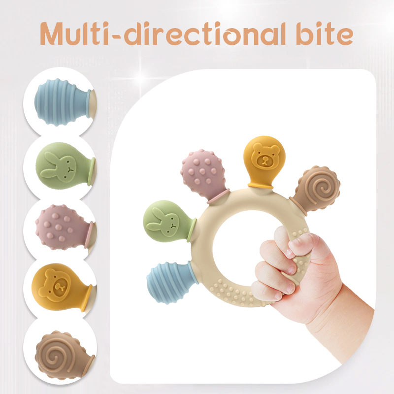 ยางกัดซิลิโคนหลากสีแบบใหม่สำหร - Baby Products Best บทวิจารณ์และราคา
