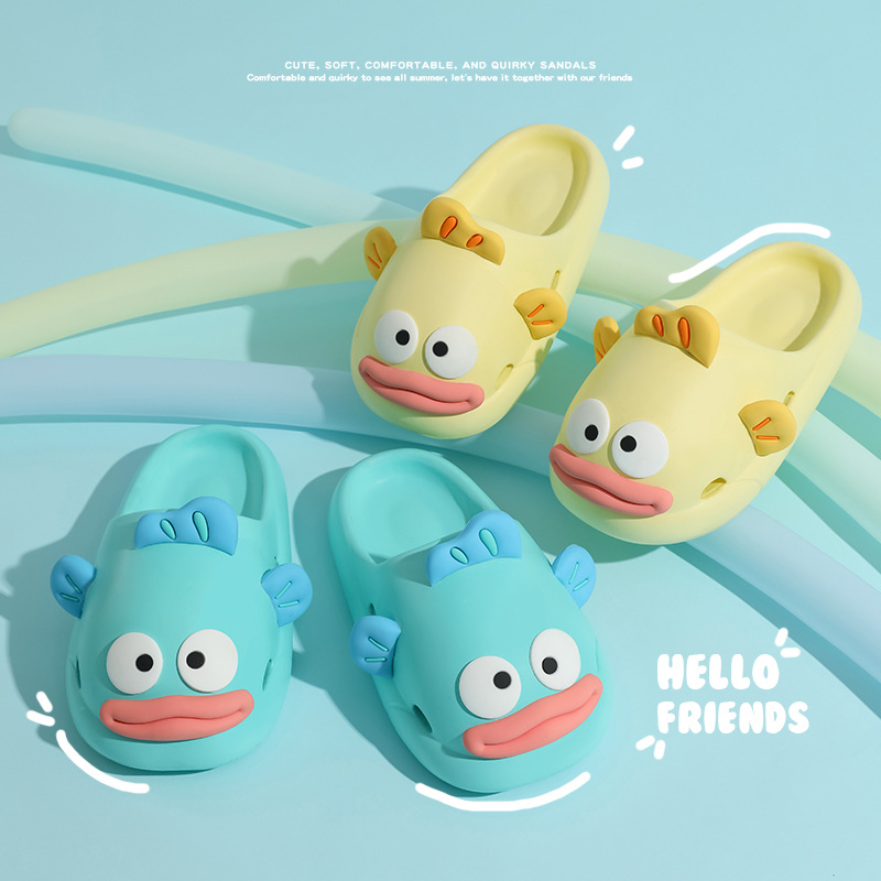 รองเท้าแตะปลาการ์ตูน - รองเท้า - Baby Gate Stairs บทวิจารณ์และราคา