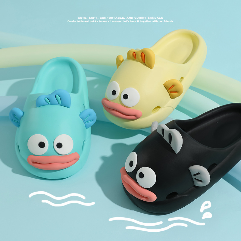 รองเท้าแตะปลาการ์ตูน - รองเท้า - Baby Gate Stairs บทวิจารณ์และราคา