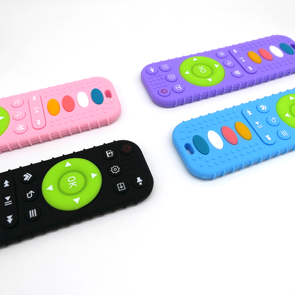 ยางกัดซิลิโคนนุ่มรูปทรงรีโมทคอ - Baby Products Expo บทวิจารณ์และราคา
